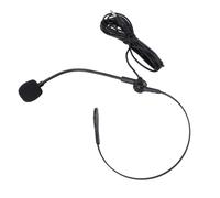 Cerlingwee Micrófono Manos Libres, Flexible, Ligero para Cantar, Enseñar Voz, Micrófono con Cable de 3,5 Mm para Profesores Presentadores, ABS Metal PVC