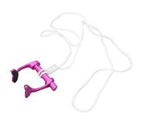 Cerlingwee Pinza para la Nariz de Apnea, Diseño Dividido Tapón para la Nariz para Nadar Antideslizante Amigable con la Piel para Entrenamiento de Buceo(Púrpura)