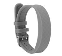 Cerlingwee Pulsera de Salud Inteligente Alerta de Vibración Rastreador de Ejercicios para Ejercicio Deportes del Sueño Recargable por USB para Hombres Mujeres Material de Silicona (Grey)
