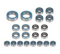 Cerlyiont 22 PCS RC Car Ball Bearing, Stainless Steel Sealed Bearing Kit, Bearing Kit for TRX4M RC Car, Ball Bearings Accessories for 1/18 RC Crawler Car Upgrade Parts