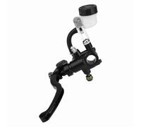 Cerlyiont Aluminum Alloy 22mm 7/8" Universal Motorcycle Round Hydraulic Handlebar Brake Cylinder Master Clutch Lever (Top left pump)