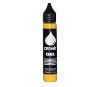 CERNIT CE1500030700C - Un frasco de pasta polimérica líquida - Gel 30 ml - Masa para modelar para hornear - Color amarillo