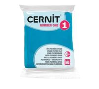 Cernit Number One Acrilla Polimerica Opaca, Azul (Turquoise Blue), 7x5.5x1.5 cm (56g)