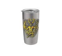Cernunnos Ciervo Cuernos Dios Celta Vaso térmico de acero inoxidable de doble pared