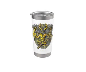 Cernunnos Ciervo Cuernos Dios Celta Vaso térmico de acero inoxidable de doble pared