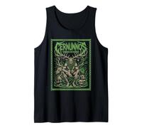 Cernunnos Devorador Cuernos Dios del Bosque Mitología Celta Camiseta sin Mangas