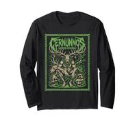 Cernunnos Devorador Cuernos Dios del Bosque Mitología Celta Manga Larga