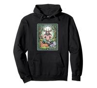 Cernunnos Dios del Bosque Celta Tarot Deidad pagana con cuernos Sudadera con Capucha