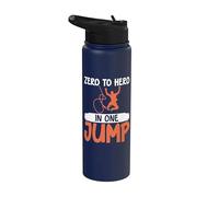 Cero a héroe en uno Salto Bungee Salto Stainless Steel Insulated Water Bottle