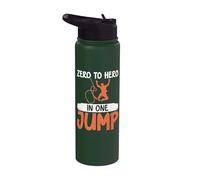 Cero a héroe en uno Salto Bungee Salto Stainless Steel Insulated Water Bottle