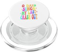 Cero días Divertidos Desde mi último Humor Crash out PopSockets PopGrip para MagSafe