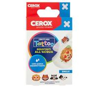 Cerox - Tiritas para niños, microperforadas, con Gasa, desinfectante, Paquete de 12 Unidades