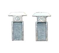 EDM Cerradero con lengüeta 6818-22 Zamak 30 x 20 mm (2 unidades)