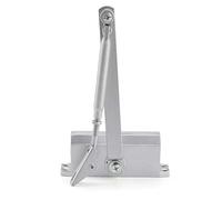 Cerrador automático de puerta, Cierrapuertas automático Velocidad de cierre ajustable Aluminio Mano izquierda derecha