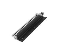 Cerrador automático de puerta, Cierrapuertas multicolor automático que reduce el ruido de la colisión 35 kg aluminio(Black)