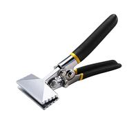 Cerradora manual de chapa de metal, herramienta ergonómica para doblar bordes con doble, para canal de cableado y placa delgada, alicates para doblar bordes