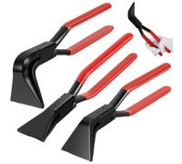 Cerradora Mmanual De Chapa Metálica Sheet Metal Hand Seamer Heavy Duty Bender for Flattening 45degree 90degree Bending Plier Duckbill Pliers and Tongs(3pcs)