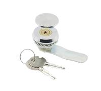 Cerradura A400-1, tapa de núcleo de cobre cruzado A-400-1, lengüeta giratoria, caja de armario eléctrico, chasis, 1 unidad(Zinc alloy lock core)