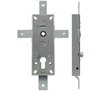 Cerradura acorazable multipunto para puertas basculantes, distancia entre ejes 70 mm, Viro - 4 puntos de cierre