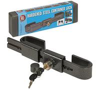 Cerradura ajustable de acero endurecido resistente para seguridad de garaje o almacén.