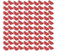 Cerradura antirrobo del gancho, gancho material del supermercado del ABS rojo 100Pcs para la seguridad(Aperture 4MM)