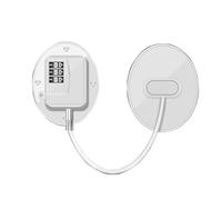 Cerradura autoadhesiva para nevera - Cerradura inteligente sin llave ABS con contraseña | Cerradura de puerta de refrigerador a prueba de alambre de acero inoxidable | Cerraduras de pla