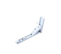 Cerradura automática plegable bisagra, soporte de Soporte de estante plegable triangular montado en la pared, multicolor, 8-14 pulgadas, paquete de 2(2pcs White 8inch)