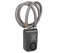 Cerradura Bicicleta, Candados Plegables Impermeable inteligente con Antirrobo alarma 110dB para Bicicletas, Motos