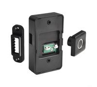 Cerradura biométrica de huellas dactilares y contraseña para cajones y armarios que proporciona acceso electrónico de seguridad sin llave (10 huellas dactilares)