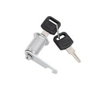 cerradura buzon Caja de seguridad con cerradura leva 16/20/25/30 mm for máquina recreativa pinball, caja herramientas, archivador 2 llaves, buzón, cajón, armario, panel, fundición a presión(20mm)