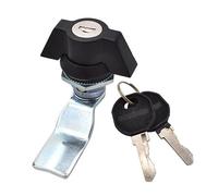 Cerradura Buzon, Cerradura Buzon Universal 2PCS Cajón de la puerta del cajón Lock T Mueble manija plástico Cerraduras muebles seguridad con llaves hardware(SK1-0815-1 BIG)