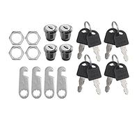 Cerradura Buzon, Cerradura Buzon Universal 4 unids 16 mm 20 mm 25 mm 30 mm Clave de cerradura Cajón de barril Caja de correos Caja de correo del armario del armario 2 llave para la puerta de vidrio de
