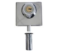 Cerradura - cerradura de puertacristal con llave plana, ideal para puertas de vidrio, cuenta con alta resistencia y fácil instalación.