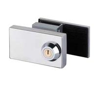 Cerradura - cerradura para puerta de cristal, llave plana, diseño elegante, fácil instalación, adecuada para diversas aplicaciones interiores.