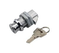 Cerradura cilíndrica de aleación de zinc for gabinete eléctrico, tipo prensa, for actividades industriales, con múltiples especificaciones, 1 unidad(Matte with lock)