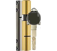 cerradura cilindro,cerradura cilindro, Cilindro de cerradura estándar, núcleo antirrobo de puerta de clase C, cilindro universal, 10 llaves maestras(85mm42.5add42.5)