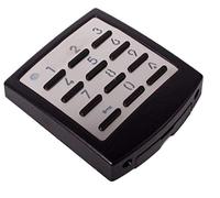 Cerradura con código de radio DigiCode 433 MHz Tormatic Novoferme Negro