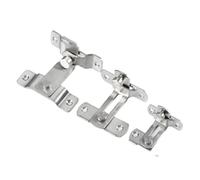 Cerradura con pestillo de acero inoxidable, Tamaños múltiples de la cerradura deslizante del perno barril cerrojo pestillo puerta ángulo recto 90 grados(Small)