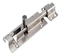 Cerradura con pestillo para puertas abatibles, La cerradura del perno barril de la puerta corrediza acero inoxidable cepilló el 6-8 pulgadas(6 inch)