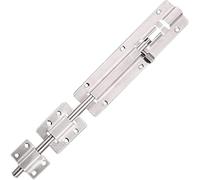 Cerradura con pestillo para puertas abatibles, Pestillo de perno cilíndrico deslizante acero inoxidable for puerta y portón, 3-12 pulgadas(10 inches)