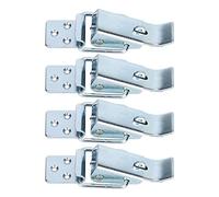 Cerradura con resorte Cerradura de caja anticorrosión impermeable de acero inoxidable para equipos eléctricos Pasajes ferroviarios 4 piezas Sujetadores de hardware cromados