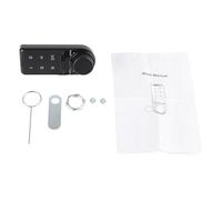 Cerradura con teclado táctil y contraseña, cerradura electrónica digital para armario, candado con teclado táctil codificado, luz indicadora y función de contraseña falsa, ideal (Tamaño de