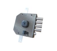 Cerradura con Tres Puntos, para Sobreponer, Moia G434Dx, con Llave De Pompa Y Tirador Interior
