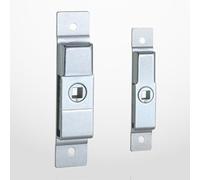 Cerradura cuadrada de acero, 7 mm/8 mm, pestillo de puerta para muebles de armario, cerradura de panel galvanizado con resorte endurecido