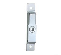 Cerradura cuadrada de acero para puertas y armarios de muebles, pestillo interno de 7 mm/8 mm, acero galvanizado y resorte endurecido (llave)