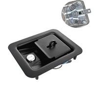 Cerradura cuadrada for llave de gabinete, negra o inoxidable, for coche, autobús, camión, maletero, caja electrónica, accesorios for camioneta MS217, 1 Uds.(Stainless Steel)