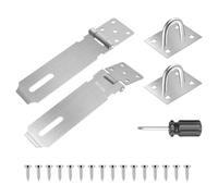 Cerradura de 2 unidades con destornillador, cerrojo para puerta, cerradura para dormitorio, jardín, cobertizo, garaje, puerta de armario