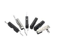 Cerradura de 3 puntos de aleación de zinc MS840 con varilla de compresión, pestillo for panel de armario industrial, manija giratoria, 1 unidad(MS840-1 SUS304)