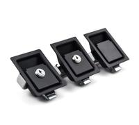 Cerradura de acero al carbono for puerta de gabinete, cerradura de panel de gabinete eléctrico industrial, 1 unidad(XK102-2BS-with key)