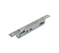 Cerradura de acero cepillado para puertas de jardín y garaje | Acero inoxidable cepillado, pestillo giratorio de 360°, inserto de seguridad en forma de U, se adapta a puertas DIN izquierda